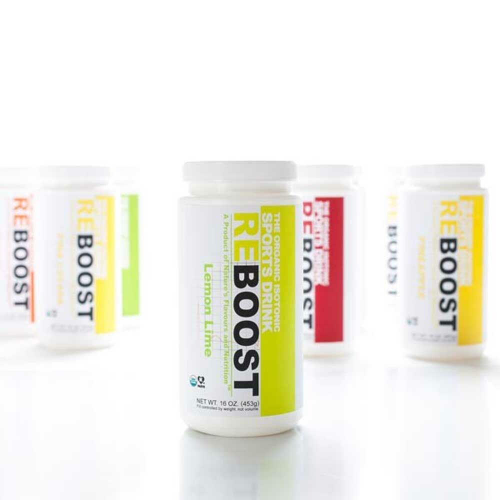 REBOOST Lemon Lime Isotonic Organic Energy Drink Powder